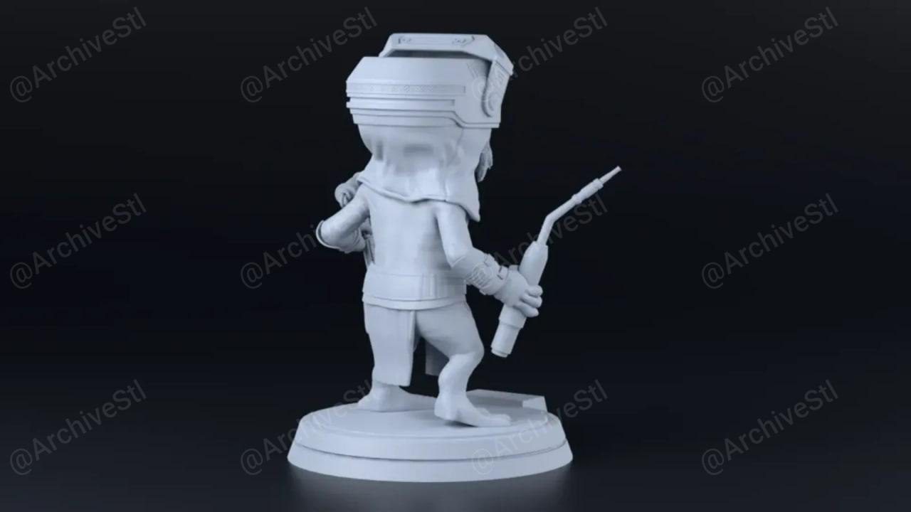 星球大战最后的绝地武士 Babu Frik 3D打印图纸